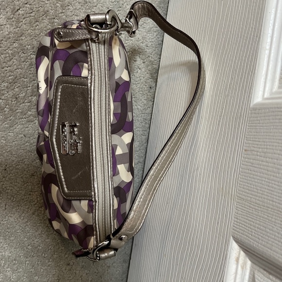Coach 43315 Madison Sabrina Scarf Print Optic Chainlink Mini Shoulder Bag - Picture 8 of 13